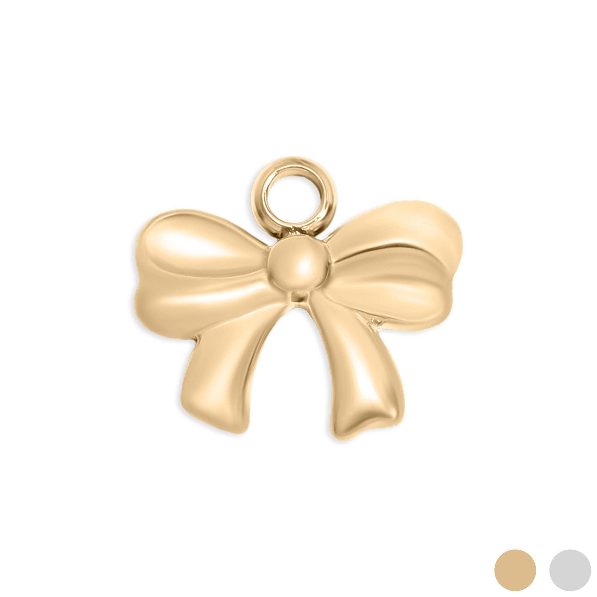 MTT Jewelry - Jewelry - Charms - Ribbon Bow Charm - MTT Collective