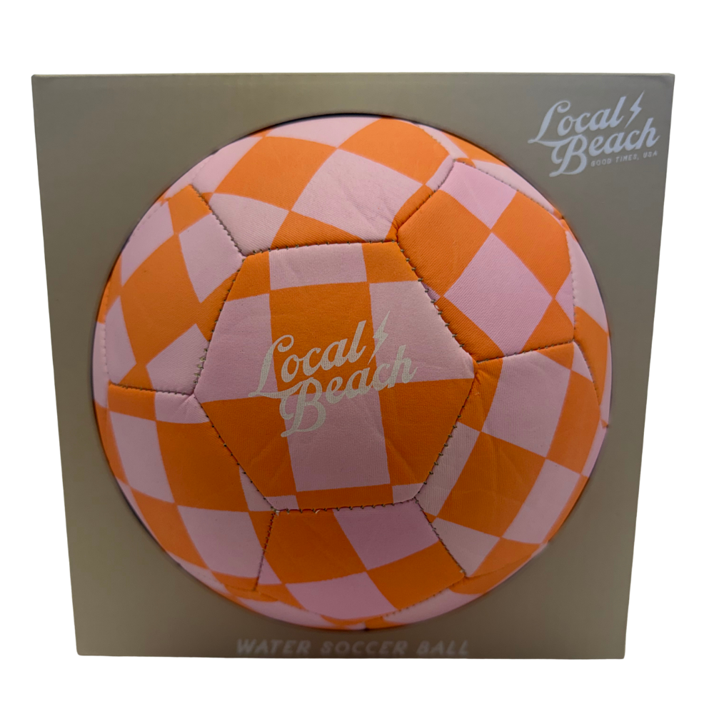 Local Beach Checker Beach & Water Soccer Ball