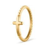Victoria Beaded Cross Ring