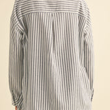 Canyon Stripe Cotton Button-Down
