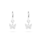 Megan Butterfly Huggie Earrings