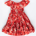 FIONA FLUTTER SLEEVE MINI DRESS | CORAL - MTT Collective