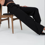 Sofia Pleated High-Waste Wide-Leg Dress Pant