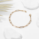 Taylor Paperclip Chain Bracelet