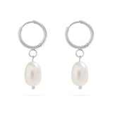 Betty Freshwater Pearl Huggie Earrings