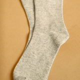 Everyday Solid Crew Socks in Oat