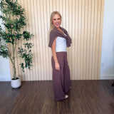 Juniper Cloudy Knit Crop Top