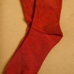 Everyday Solid Crew Socks in Brick
