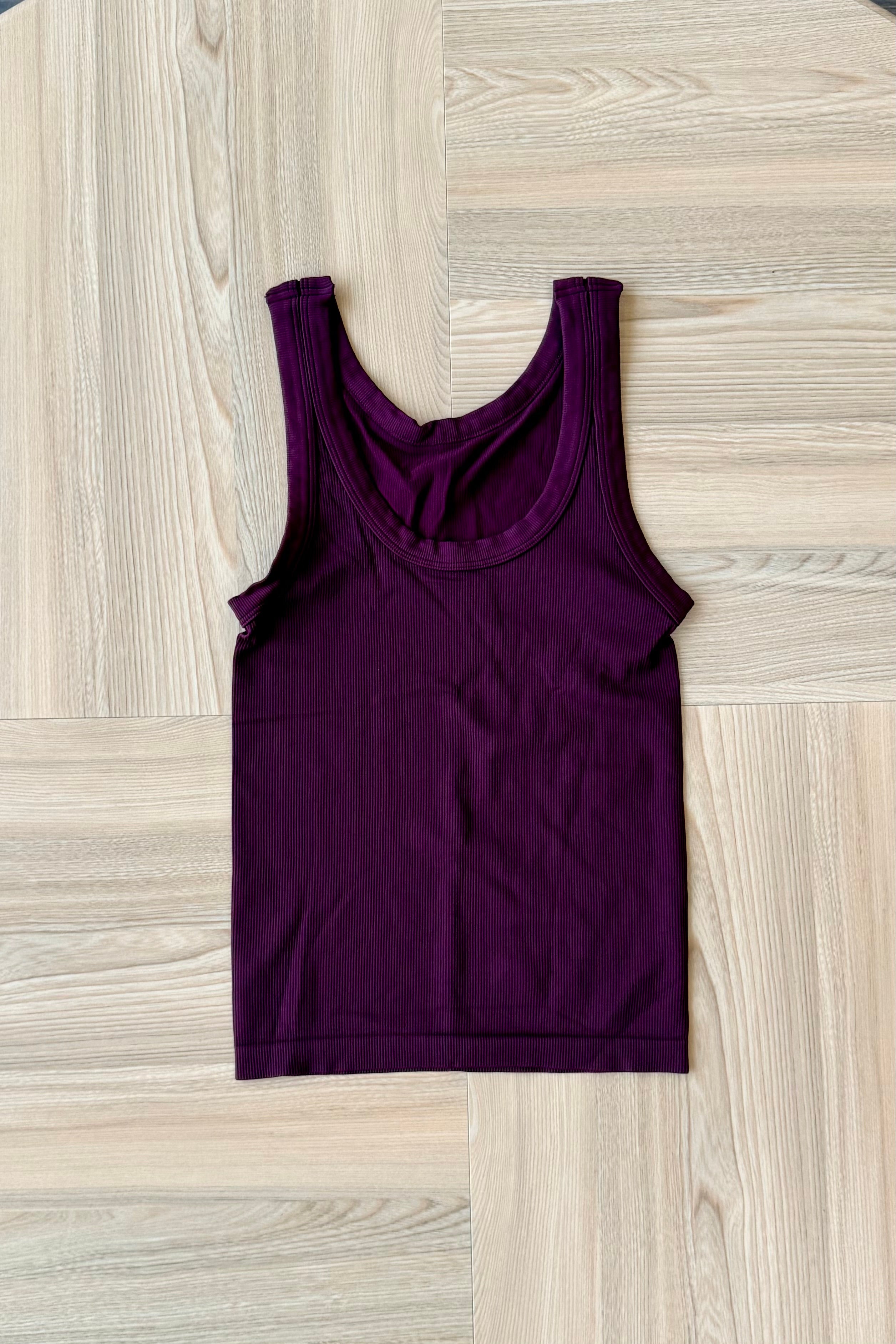 Nora Reversible Ribbed Tank