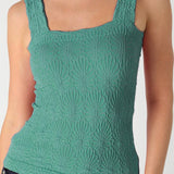Julie Lace Textured Square Top