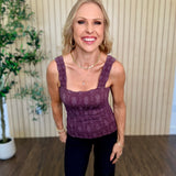 Julie Lace Textured Square Top