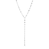 Amanda Lip Chain Lariat Necklace