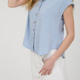 Sun Deck Linen Button Down