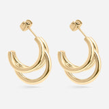 Janet Statement Layered Hoop Earrings