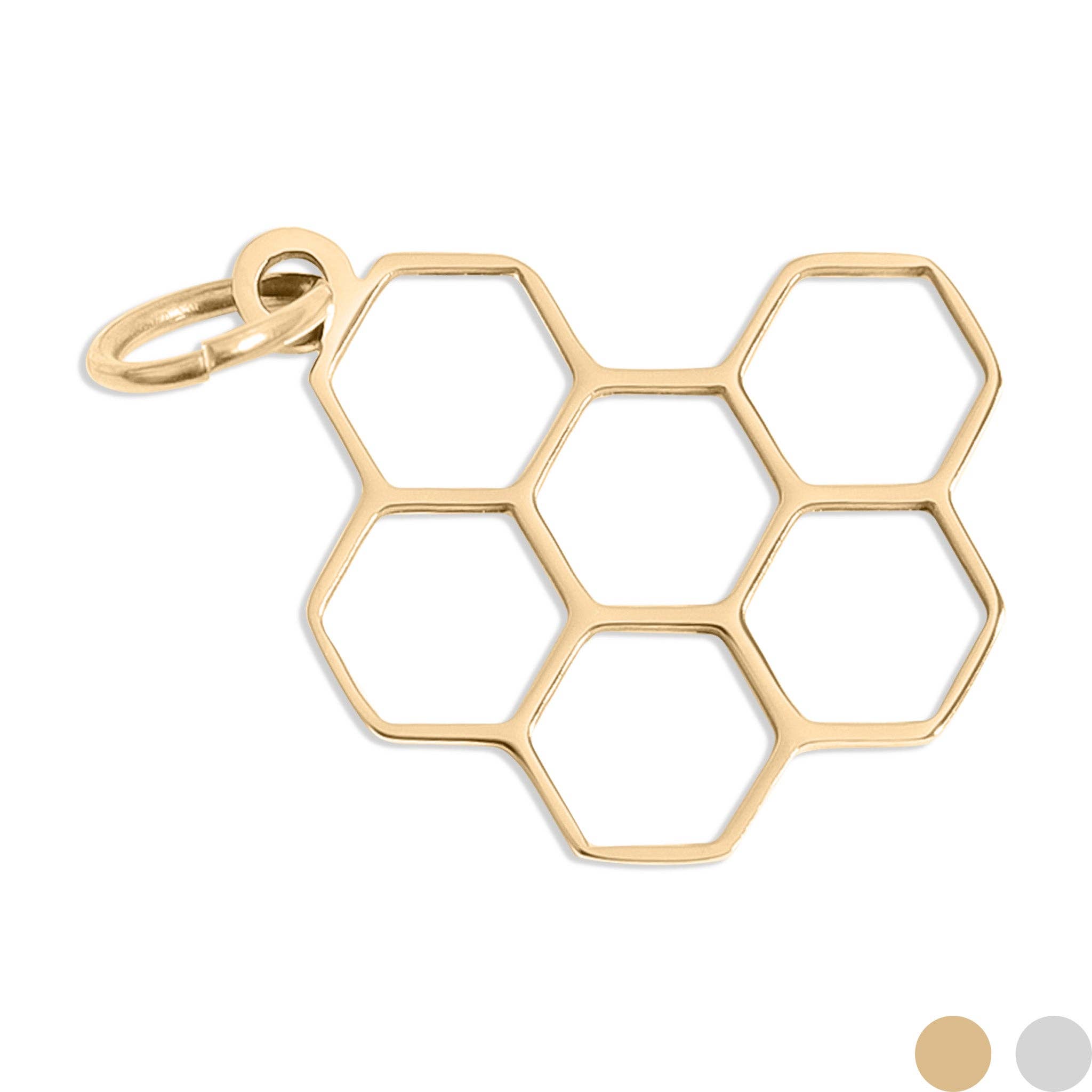MTT Jewelry - Jewelry - Charms - Honeycomb Charm - MTT Collective