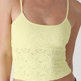 Lana Floral Textured Lace Cami