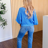 Ribbed Boat Neck Sweater