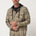 Travis Mathew Cloud Flannel Hooded Button-Up in Roasted Cashew