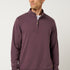 Travis Mathew Cloud Sweater Quarter Zip in Raisin