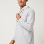 Travis Mathew Hero Hour Tech Hoodie in Micro Chip, side