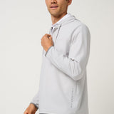 Travis Mathew Hero Hour Tech Hoodie in Micro Chip, side