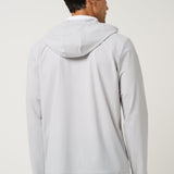 Travis Mathew Hero Hour Tech Hoodie in Micro Chip, back