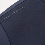 Travis Mathew Fibercloud Quarter Zip in Total Eclipse, lifestyle view