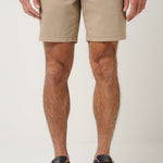 Hero Hour Golf Short in Weathered Teak, front view