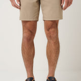 Hero Hour Golf Short in Weathered Teak, front view