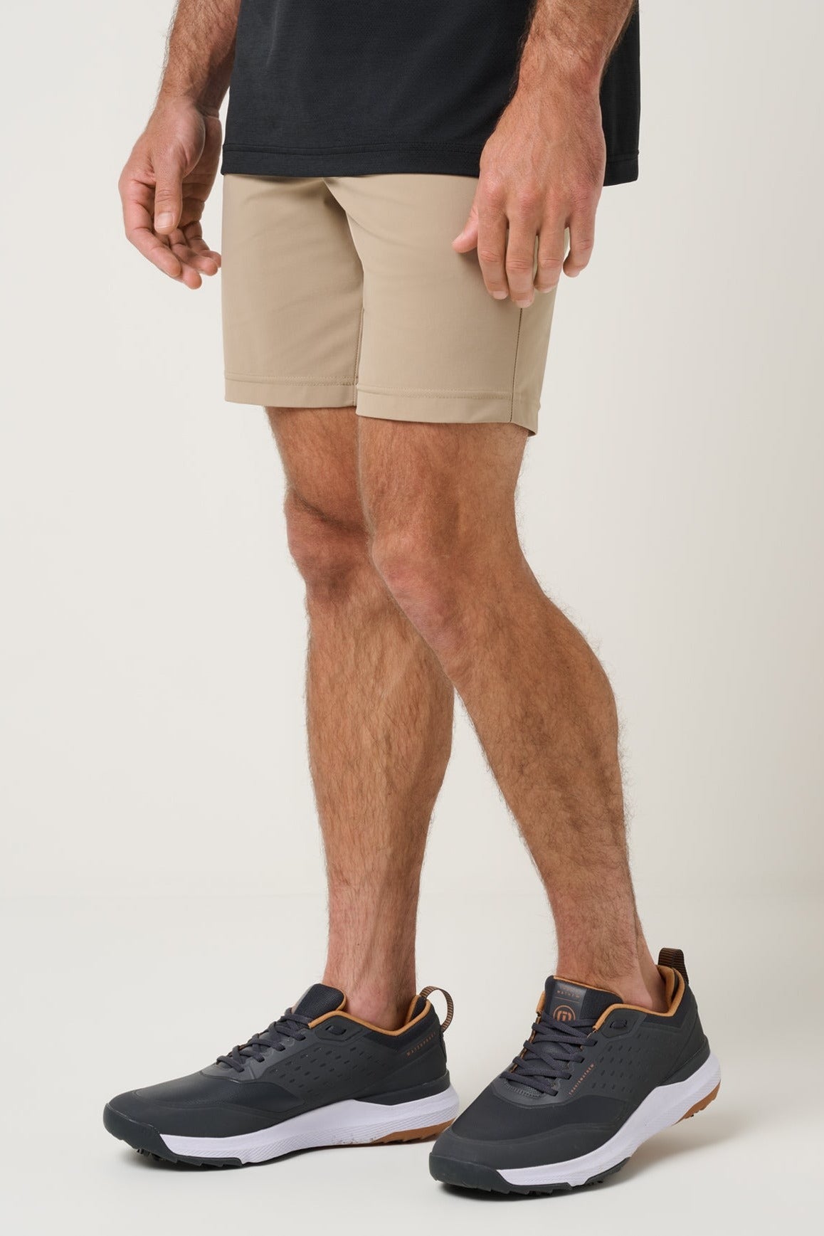 Hero Hour Golf Short in Weathered Teak, side view