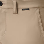 Hero Hour Golf Short in Weathered Teak, waistband and gripper detail