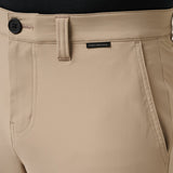 Travis Mathew Hero Hour Golf Short 8In in Weathered Teak, detail view