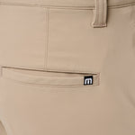 Hero Hour Golf Short in Weathered Teak, zip pocket detail