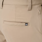 Travis Mathew Hero Hour Golf Short 8In in Weathered Teak, lifestyle view