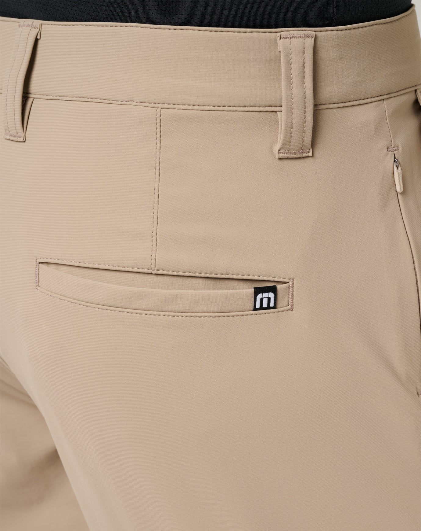 Travis Mathew Hero Hour Golf Short 8In in Weathered Teak, lifestyle view