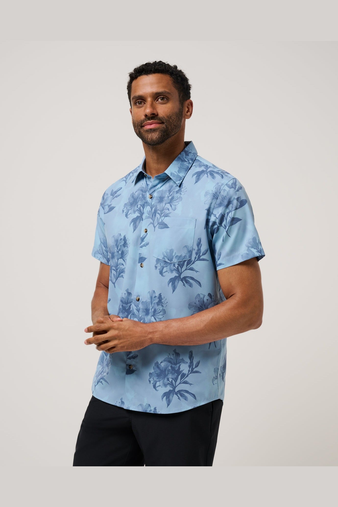 Techwoven Seashelf Button-Up