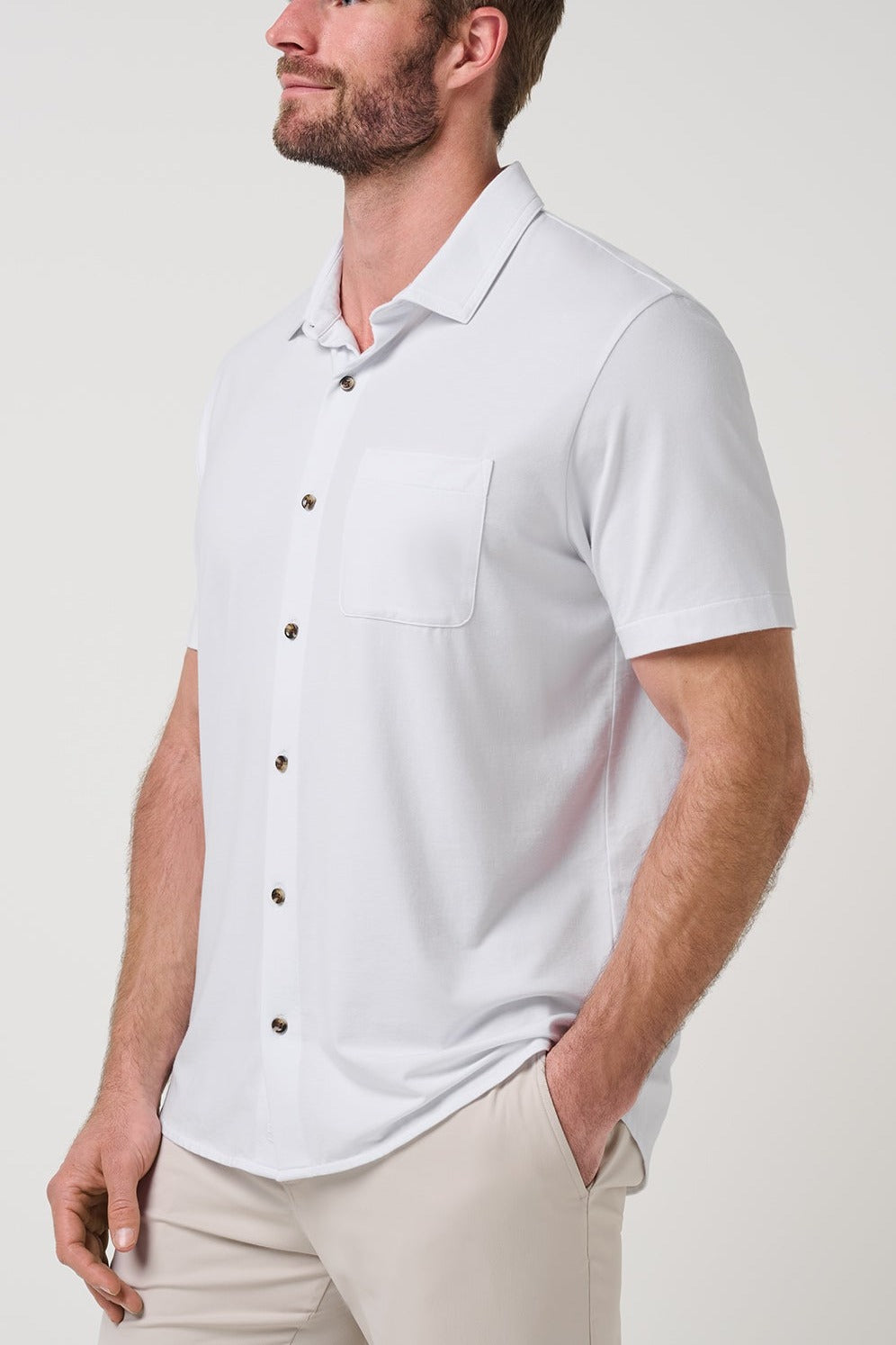 Comfortknit Beach Club Button-Up