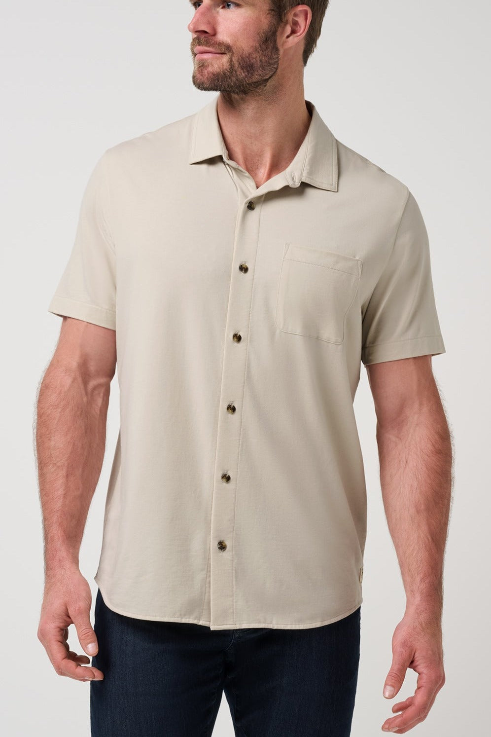 Comfortknit Beach Club Button-Up