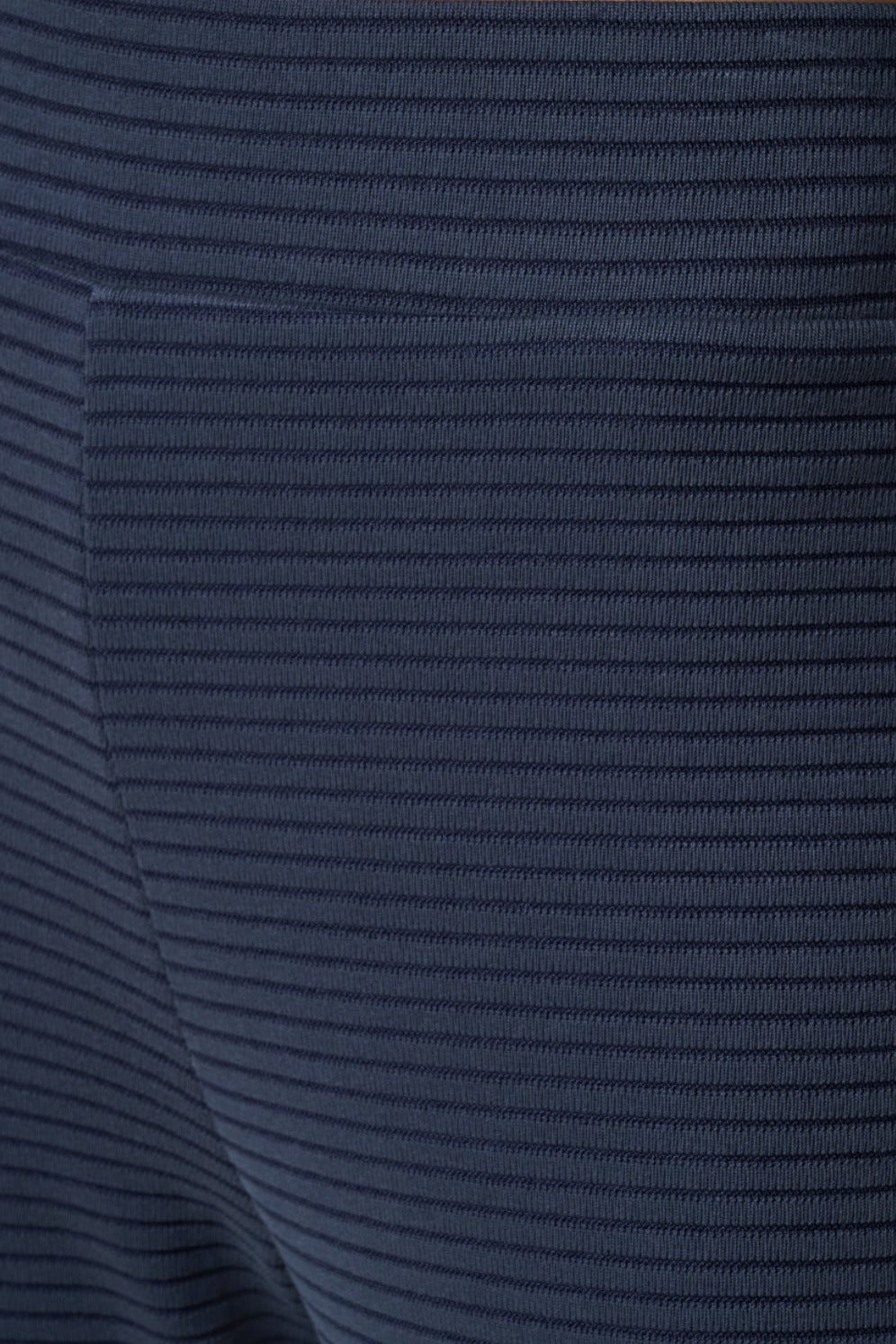Coastal Rib Ankle Pant in Navy Blazer, third view
