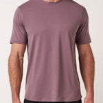 Travis Mathew Heater Series Jersey Tee in Moonscape, front view