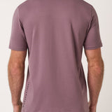 Travis Mathew Heater Series Jersey Tee in Moonscape, side view