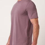 Travis Mathew Heater Series Jersey Tee in Moonscape, back view