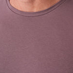 Travis Mathew Heater Series Jersey Tee in Moonscape, detail view