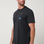 Travis Mathew Sundown Soiree Tee in Black, side