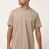 Travis Mathew Cloud Midweight Relaxed Tee in Roasted Cashew