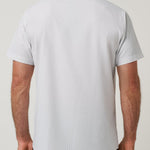 Travis Mathew Techwoven Flair Button-Up in White, back view
