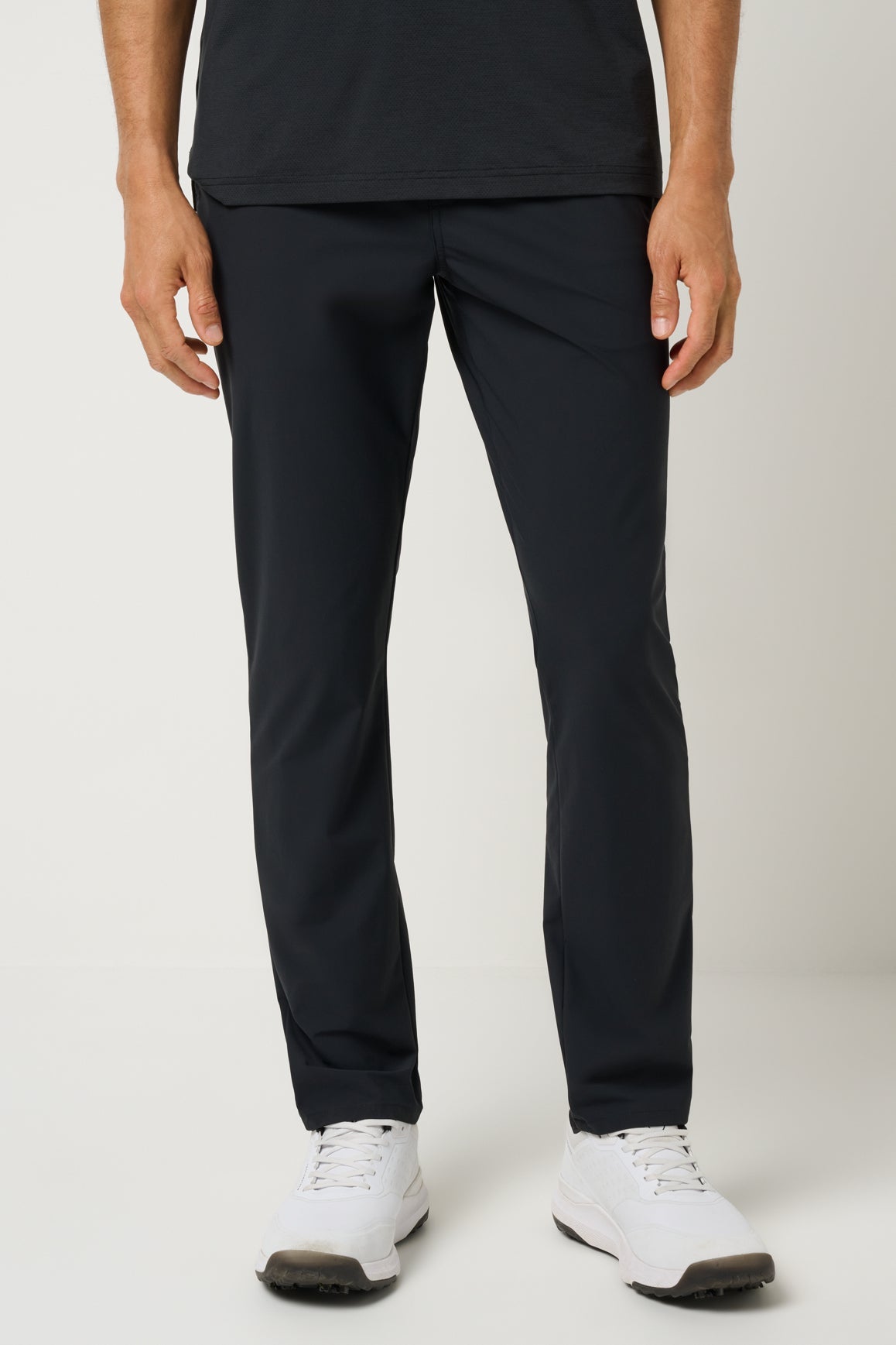 Travis Mathew Hero Hour Golf Pant in Black, front