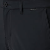 Travis Mathew Hero Hour Golf Pant in Black, waistband detail