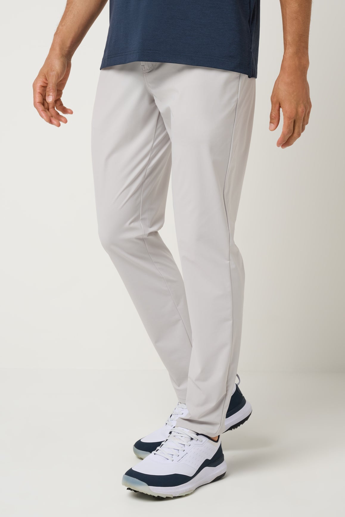 Travis Mathew Hero Hour Golf Pant in Micro Chip, side view