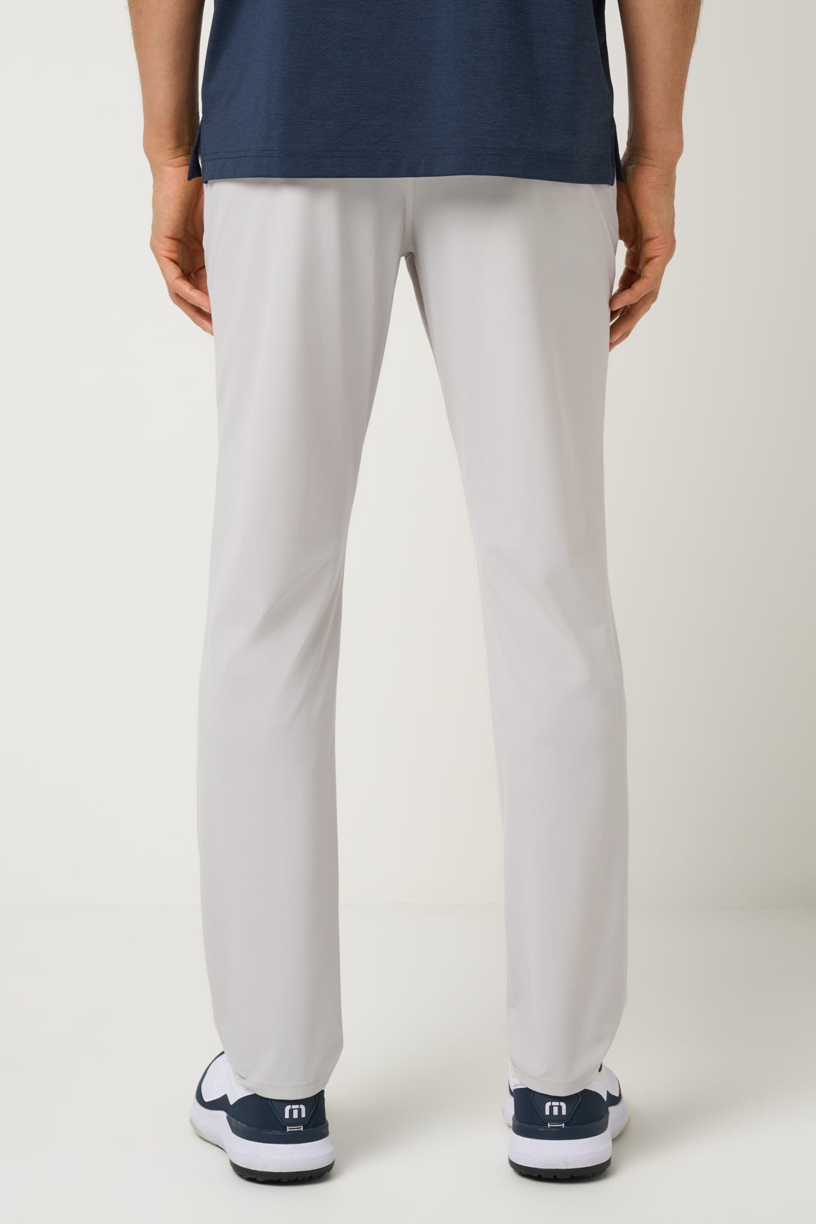 Travis Mathew Hero Hour Golf Pant in Micro Chip, back view
